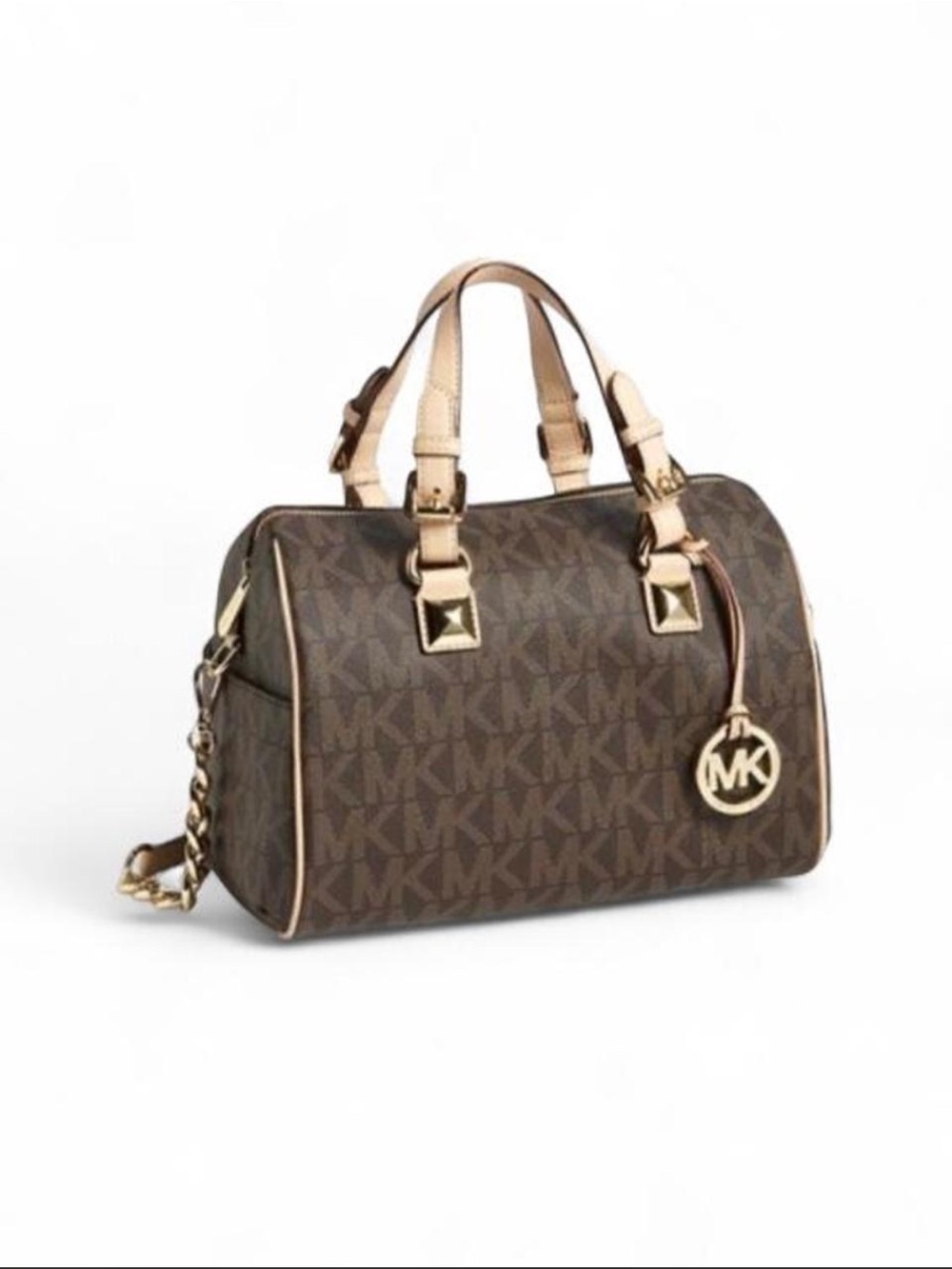 Michael Kors Grayson Brown Logo
Satchel Bag